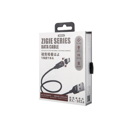 REMAX RC-102a TYPE C Zigie Series Magnet Connection Data Cable